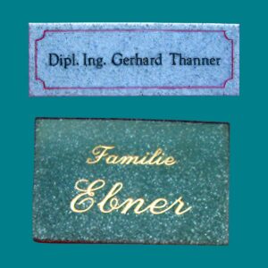 Granit-Design Schilder