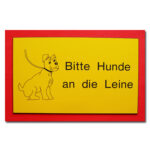 Hunde an die Leine