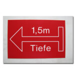 Hinweisschild Pfeil