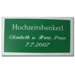 Hochzeitsbank