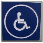 Symbolgravur Rollstuhl