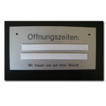 Größe und Text nach Wunsch
